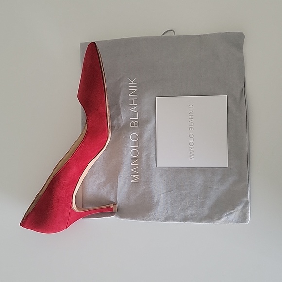 Manolo Blahnik Red Heels - Picture 2 of 11